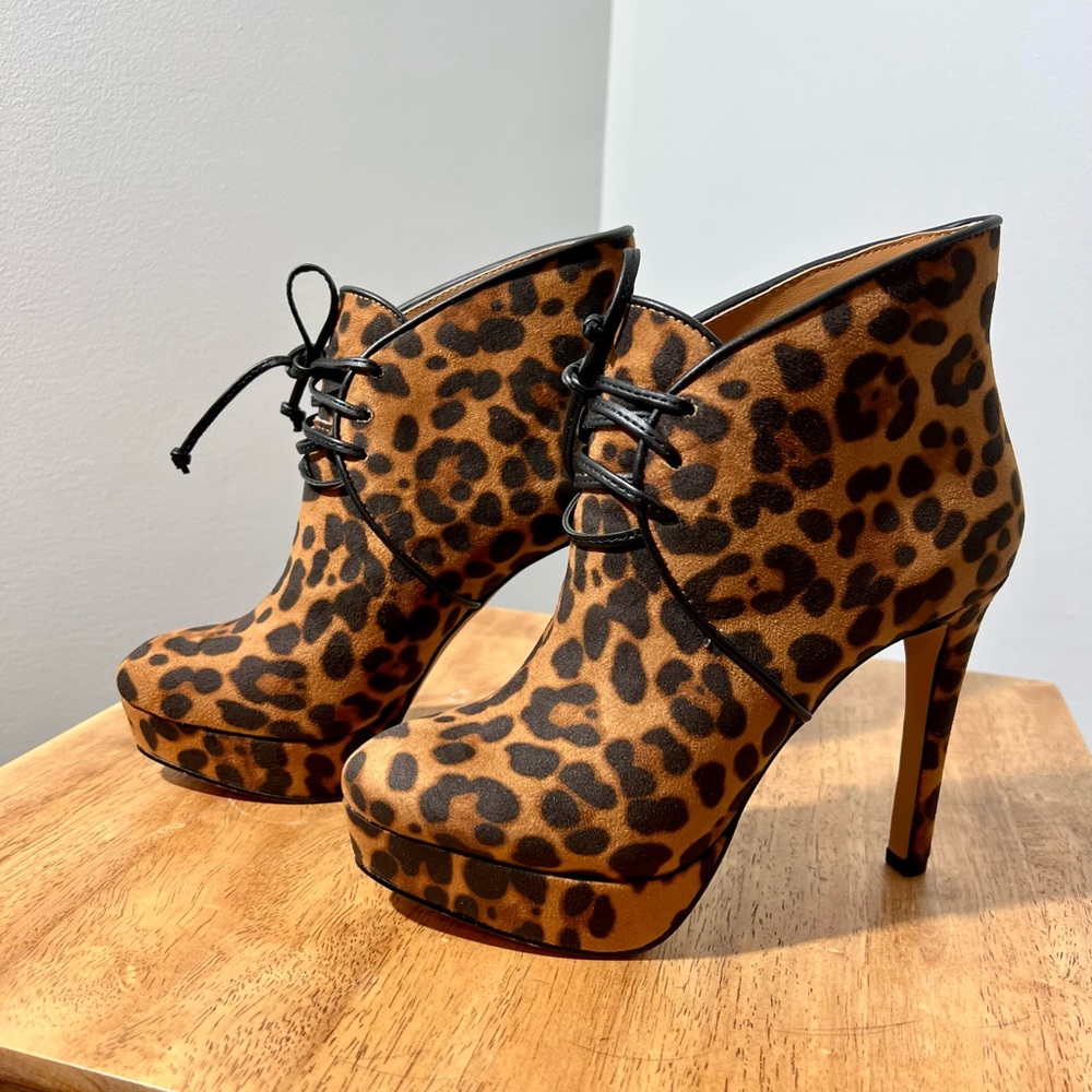 Jessica Simpson Leopard Booties